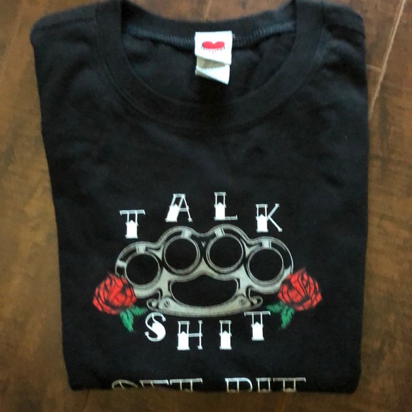 Other - 💕HP💕Talk Shit Get Bit tee shirt💕